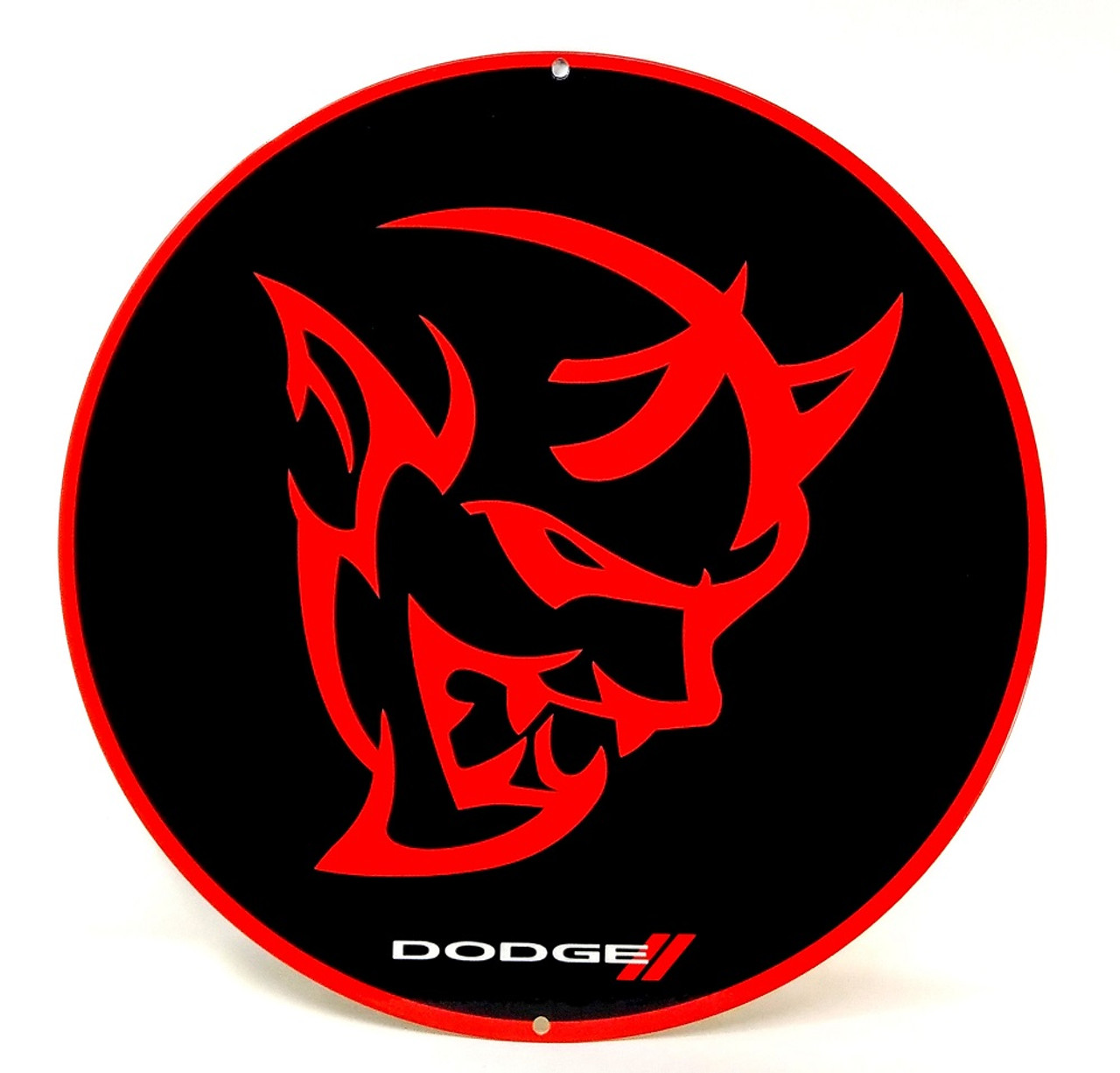 Dodge Demon Emblem Logo Steel Magnet Black - 4