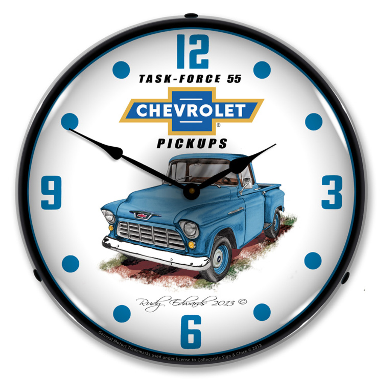1955 Chevrolet Truck Backlit Clock 1955 Chevrolet Truck Backlit Clock
