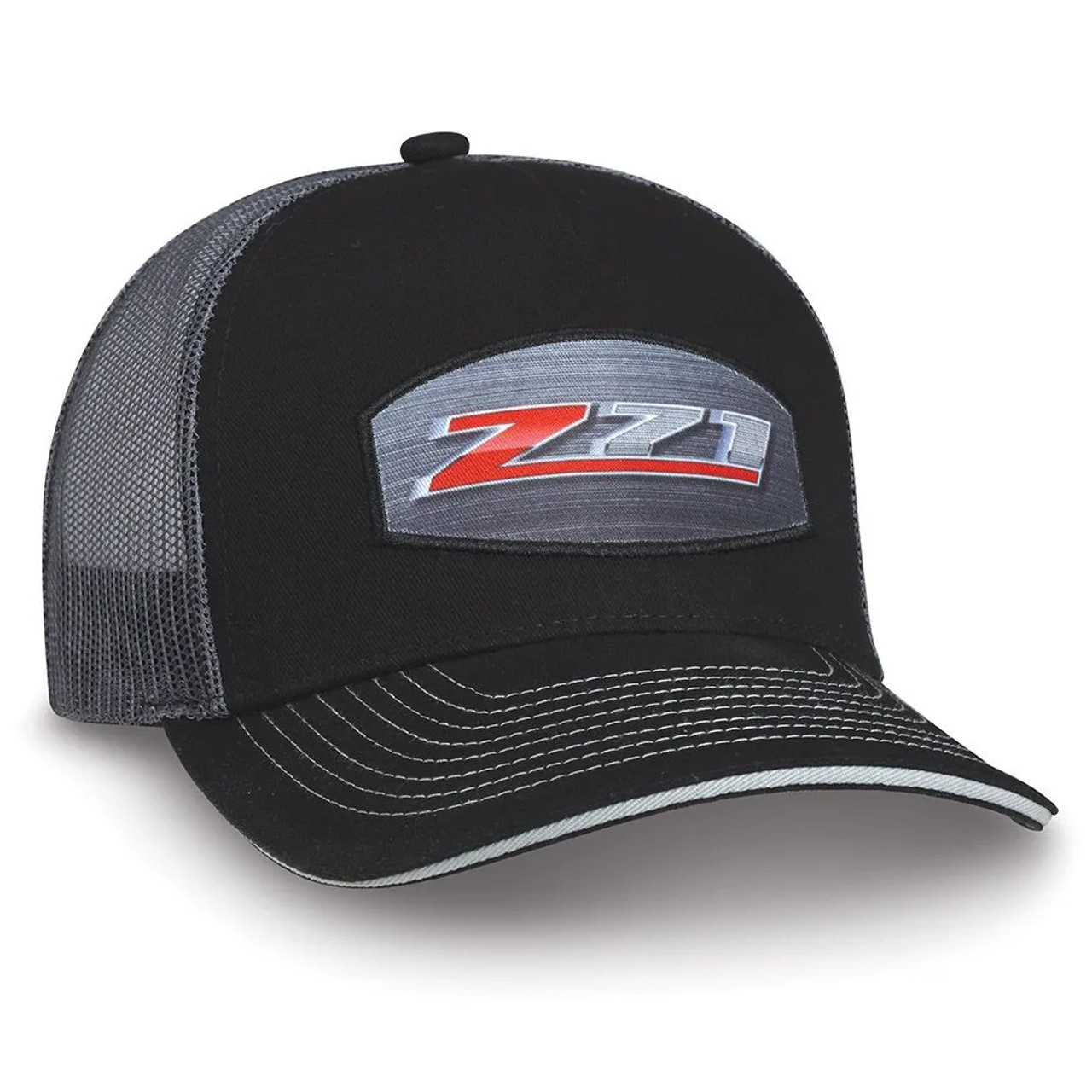 Chevrolet Z71 Black and Gray Mesh Hat