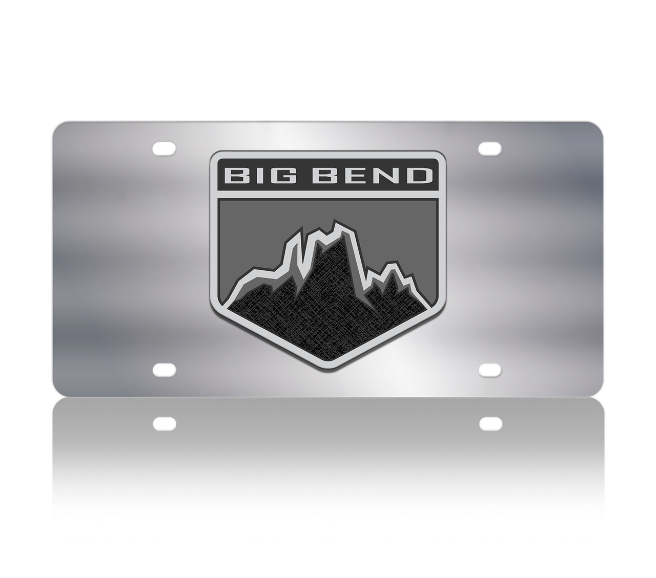 Ford Bronco Big Bend Stainless Steel License Plate