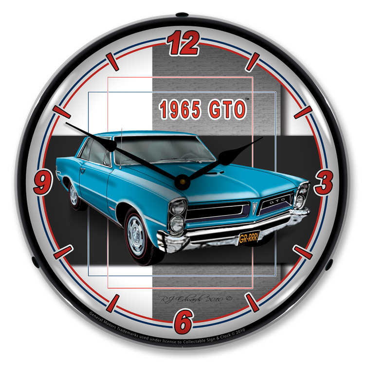 1965 Pontiac GTO Backlit Clock
