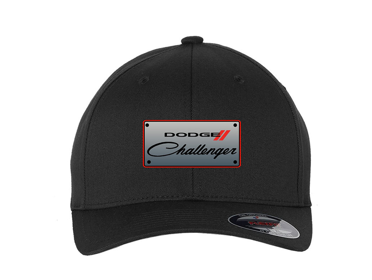 Dodge Challenger Black Flex Fit Hat