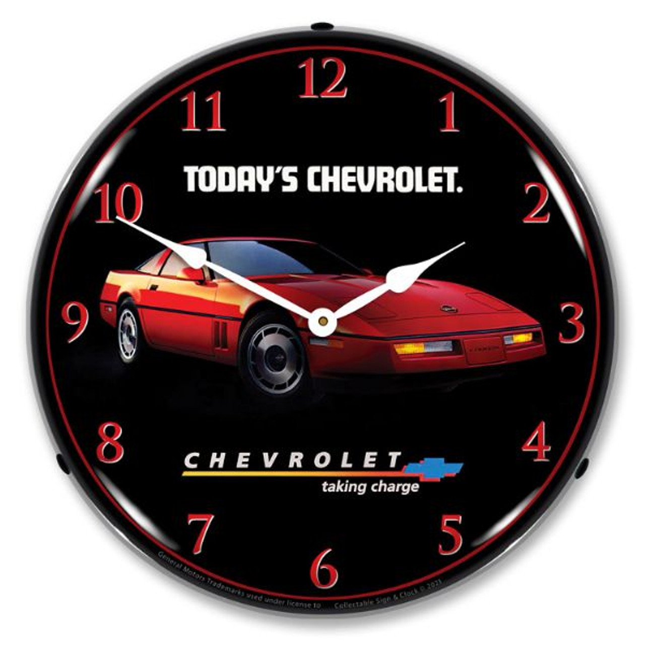 C4 1984 Corvette LED Backlit Clock