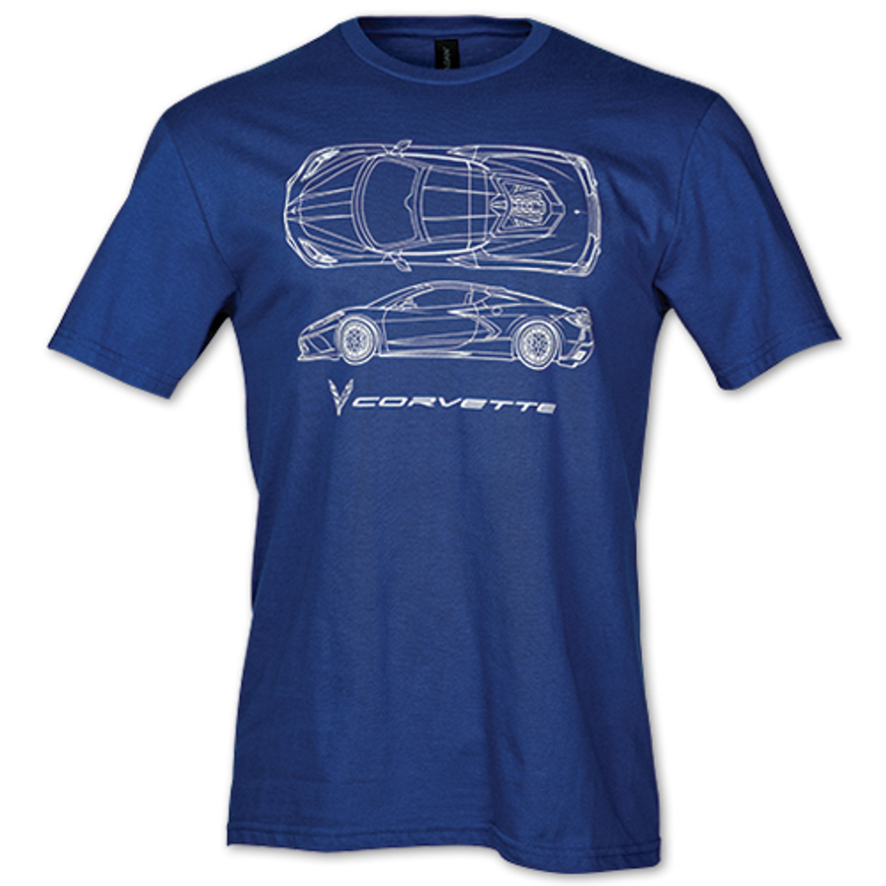 C8 Corvette Blueprint T-Shirt