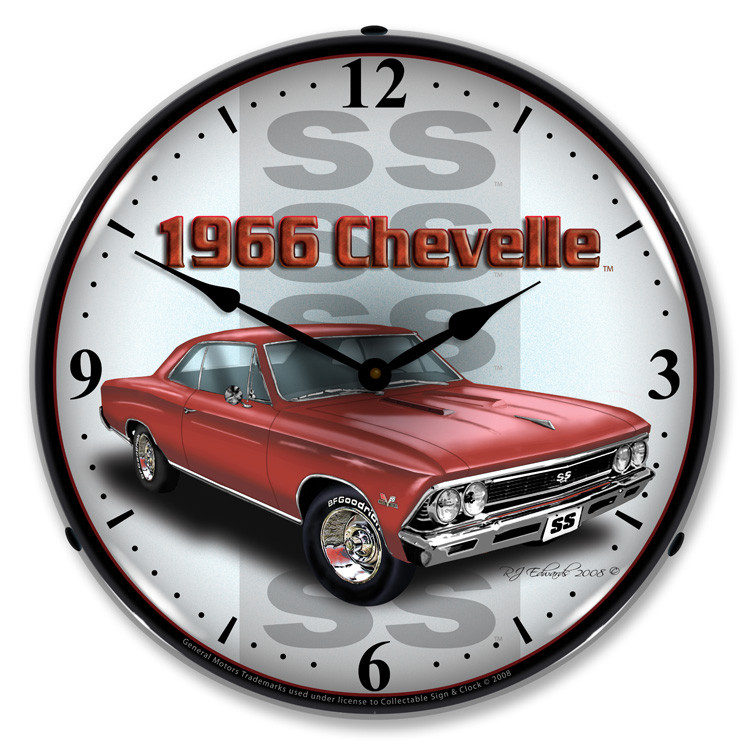 1966 Chevelle Backlit Clock