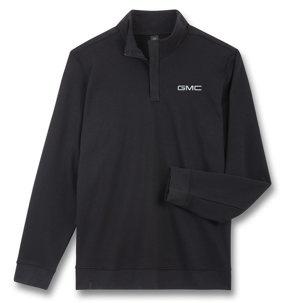 GMC Qtr Zip Black Fleece Pullover