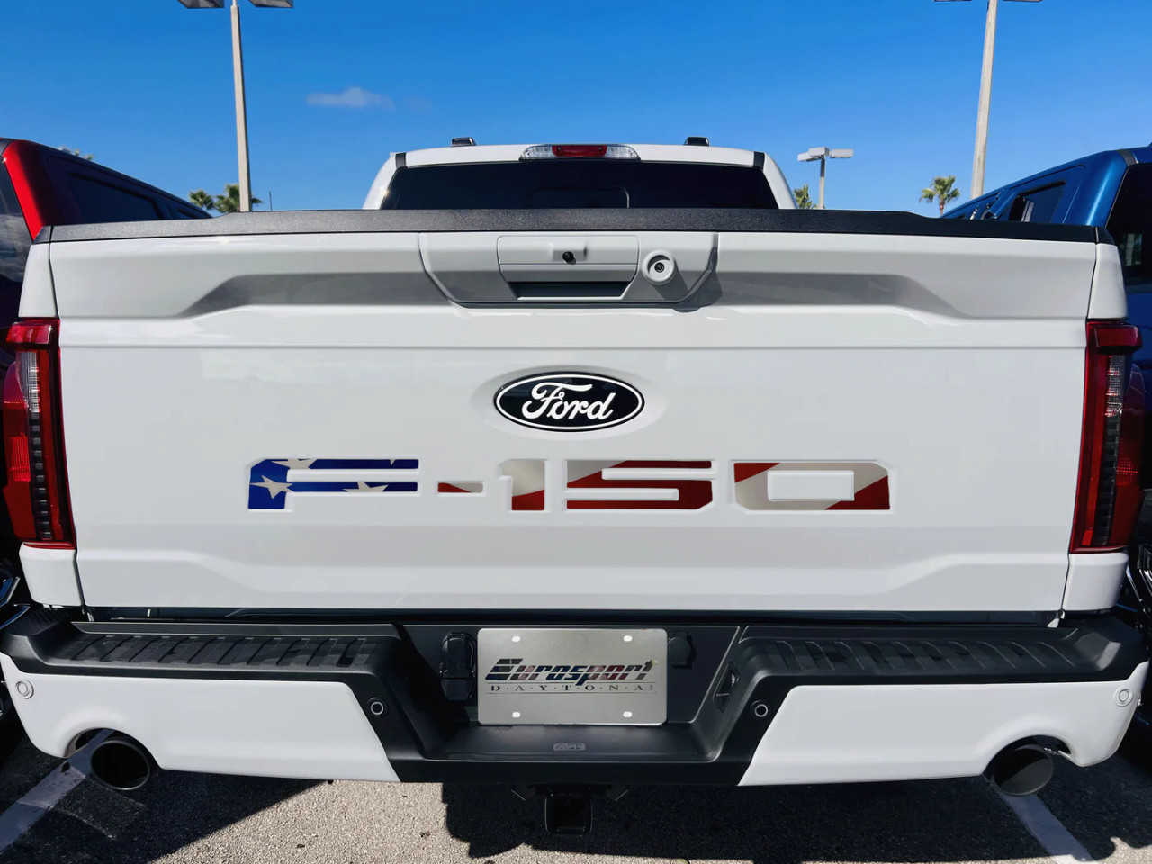 F-150 Tailgate Letter Kit (USA Flag Colors on truck tailgate)