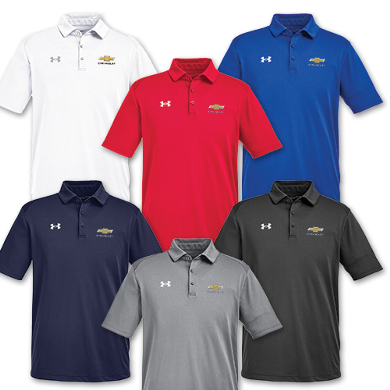 Chevrolet Gold Bowtie Under Armour Polo Shirt