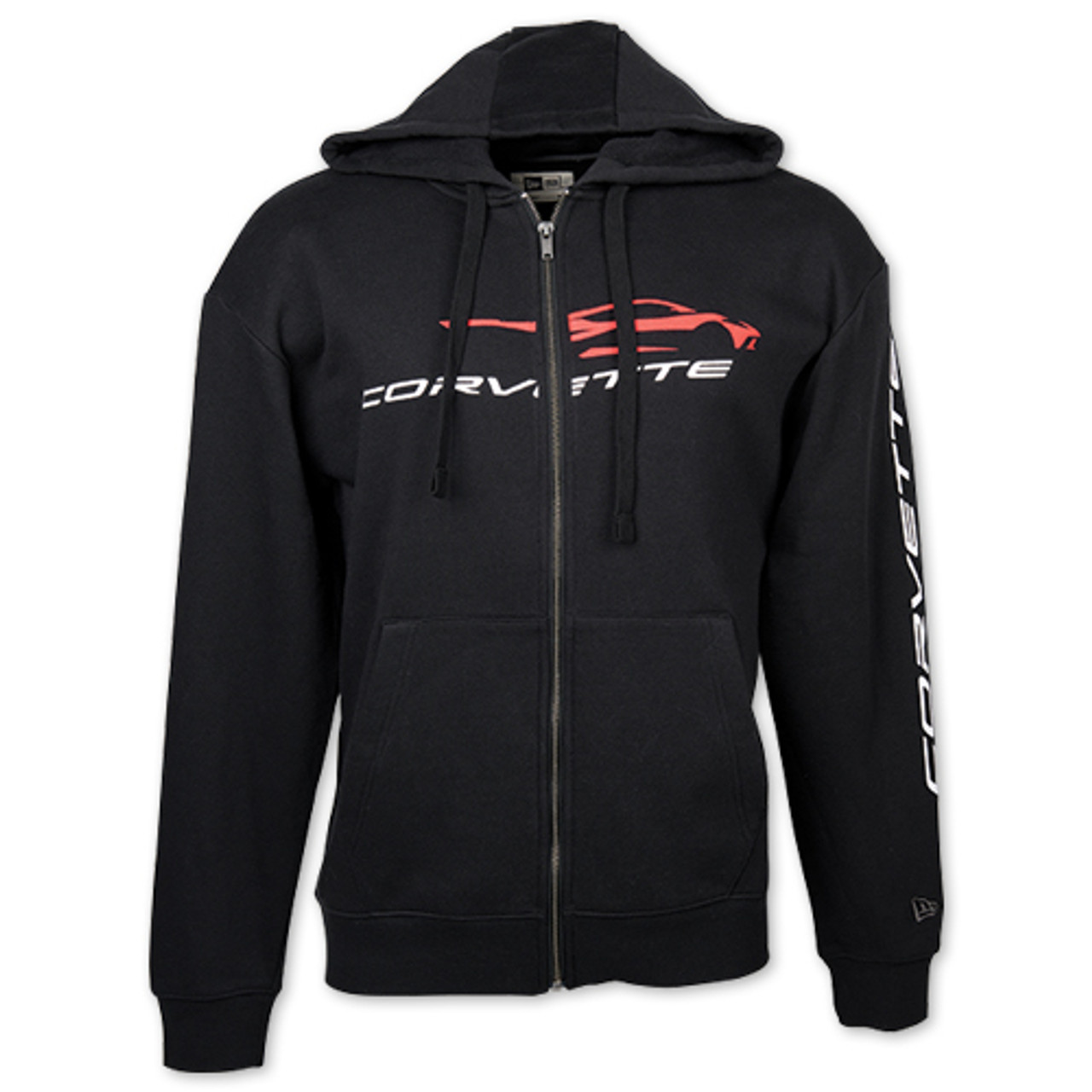 C8 Corvette Silhouette Black Sweatshirt Hoodie