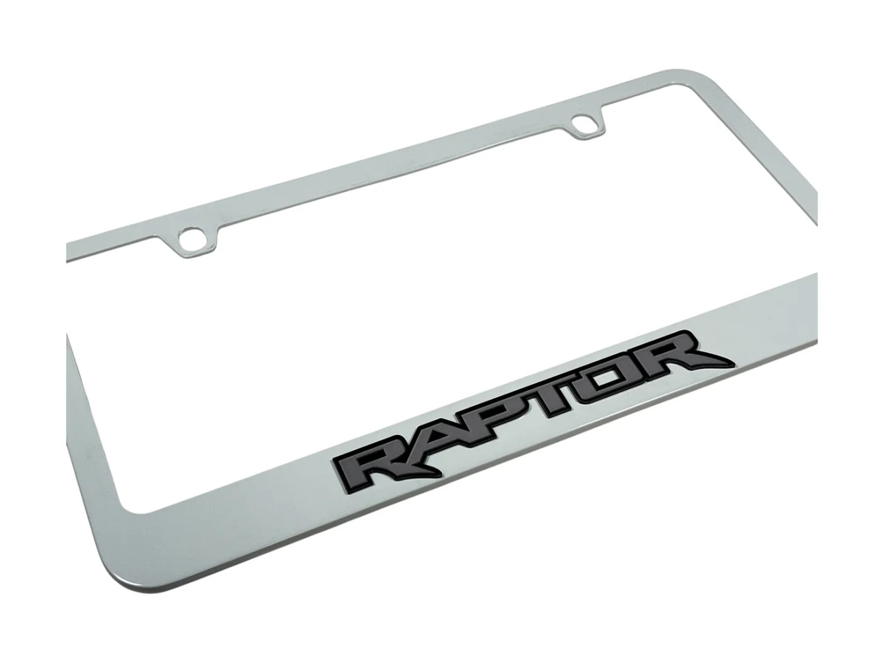 Ford Raptor White License Plate Frame (alt)