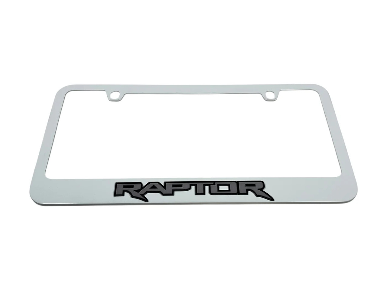 Ford Raptor White License Plate Frame