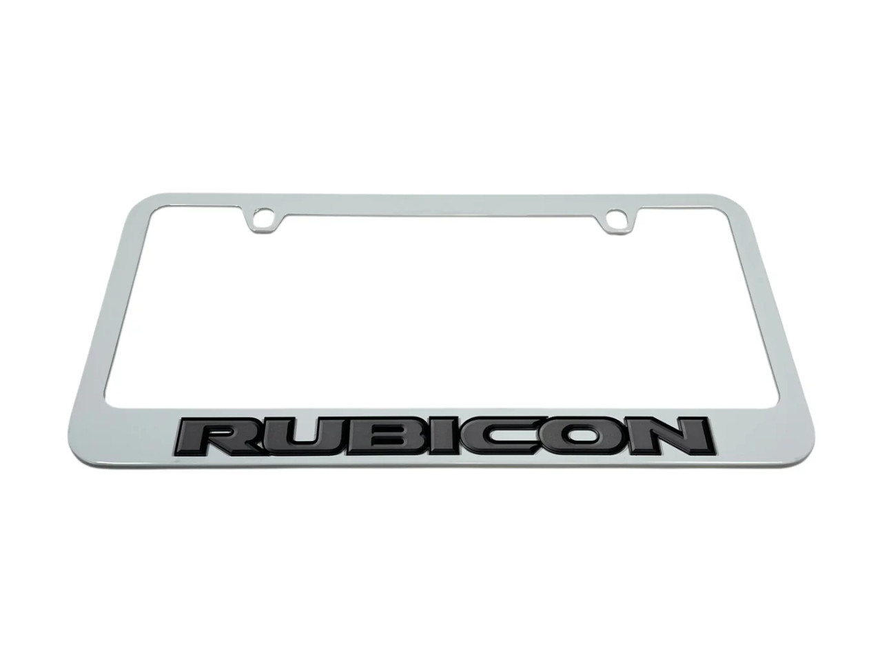 Jeep Rubicon White License Plate Frame