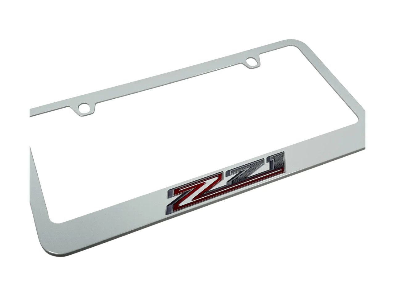 Chevrolet Z71 White License Plate Frame (zoom)