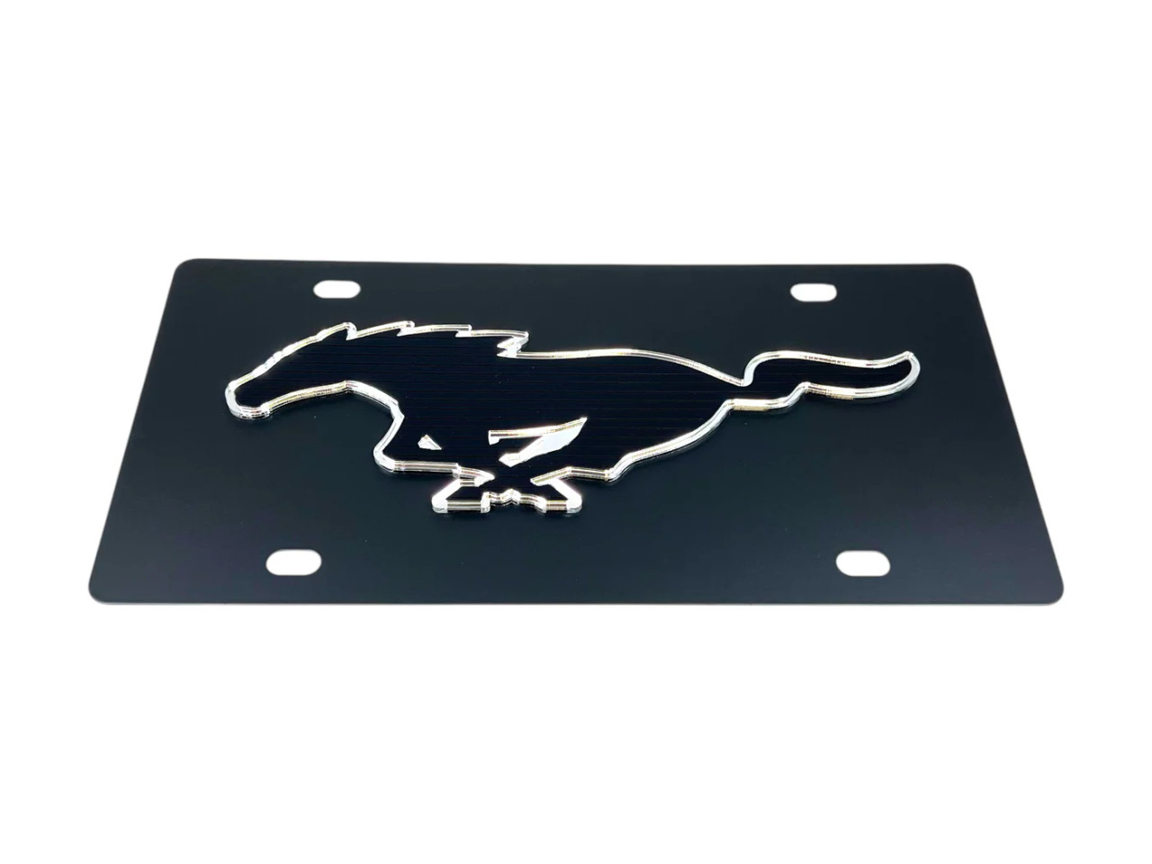 Ford Mustang Mach-E Carbon Stainless Steel License Plate