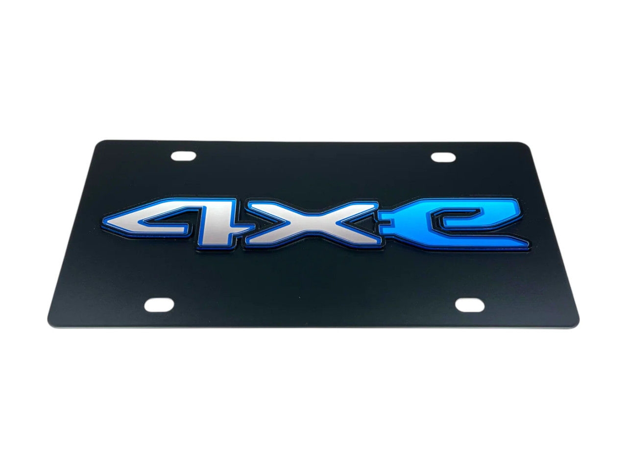 Jeep 4XE Carbon Stainless Steel License Plate