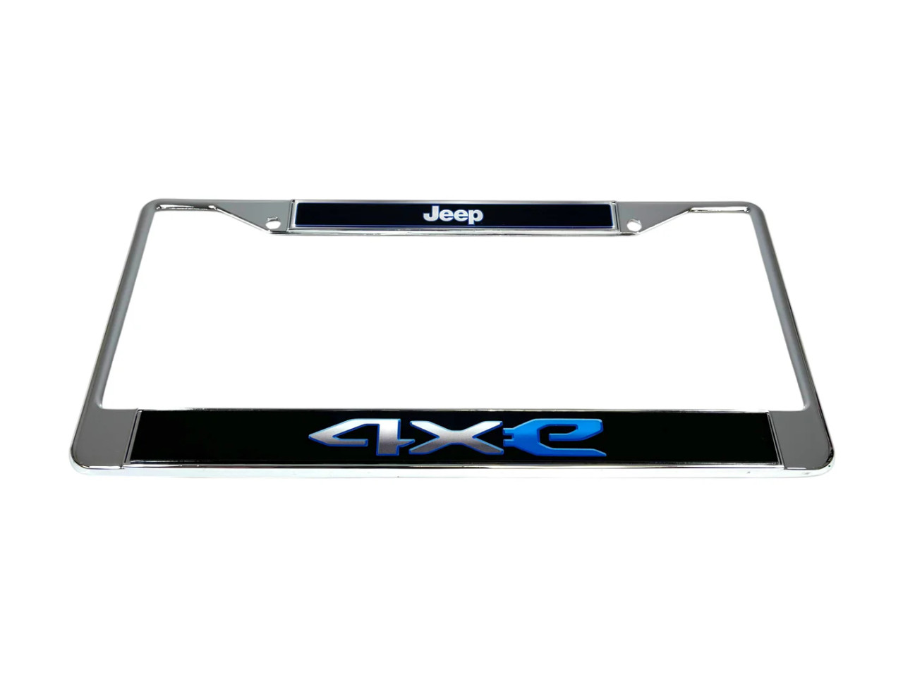Jeep 4XE Chrome License Plate Frame