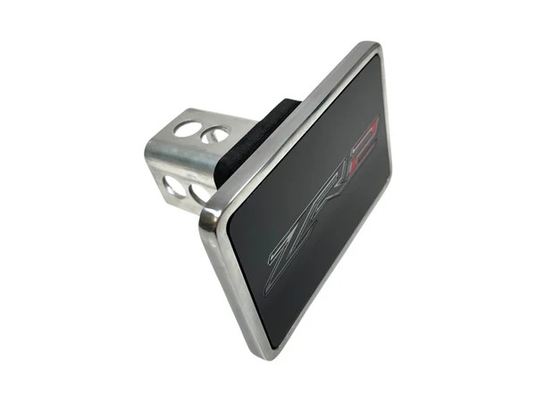 Chevrolet ZR2 Black XL Trailer Hitch Plug (angled)