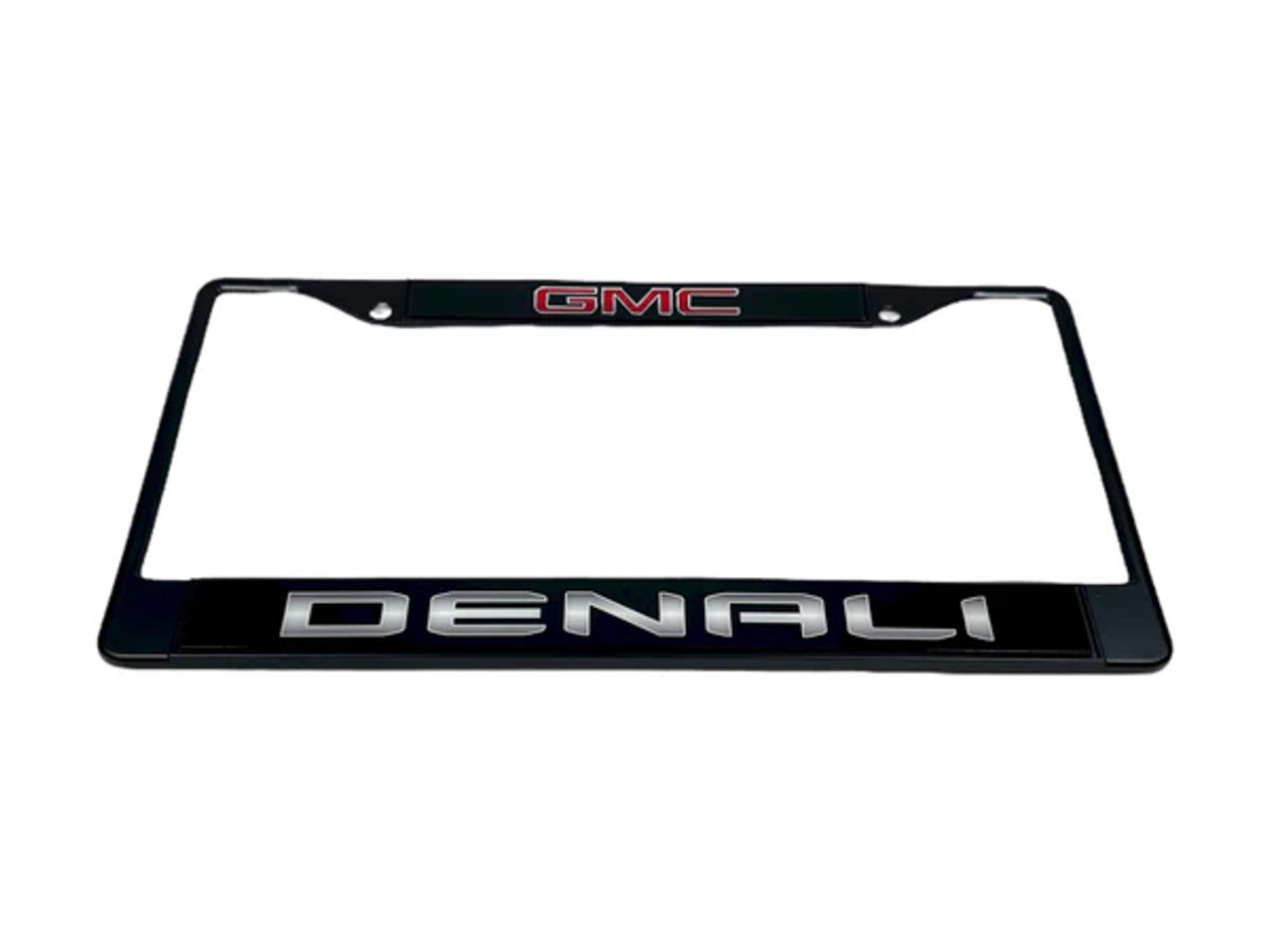 GMC Denali Black License Plate Frame - 2 Hole (alt)