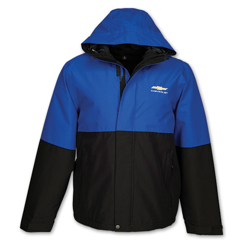 Chevrolet Gold Bowtie Black and Blue Heavyweight Jacket