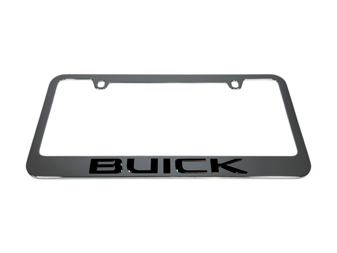 Buick Script Chrome License Plate Frame
