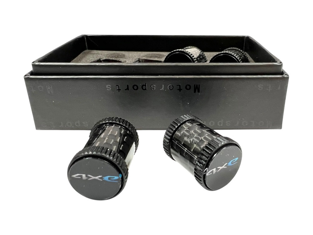 Jeep 4XE Carbon Fiber Valve Stem Caps