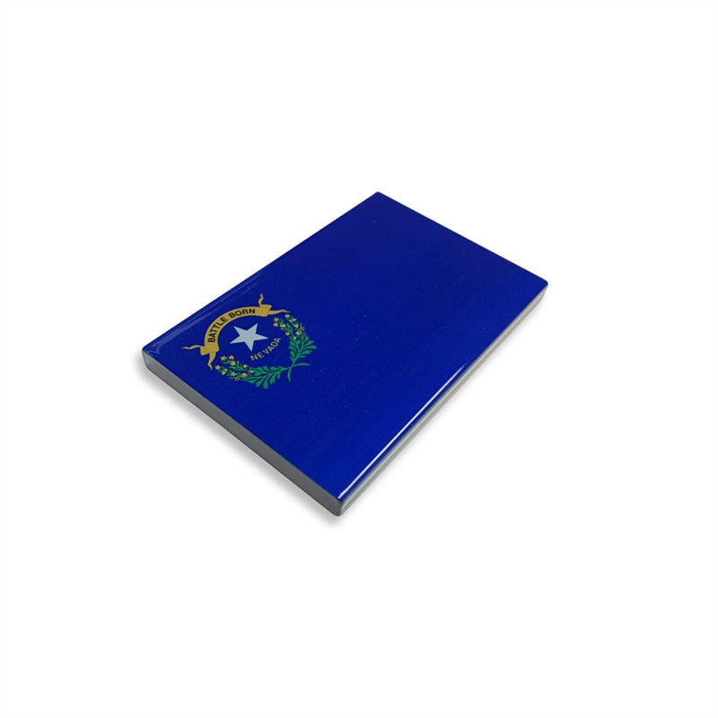 Billet State Flag Badge - 2 Pc (sample of Nevada)