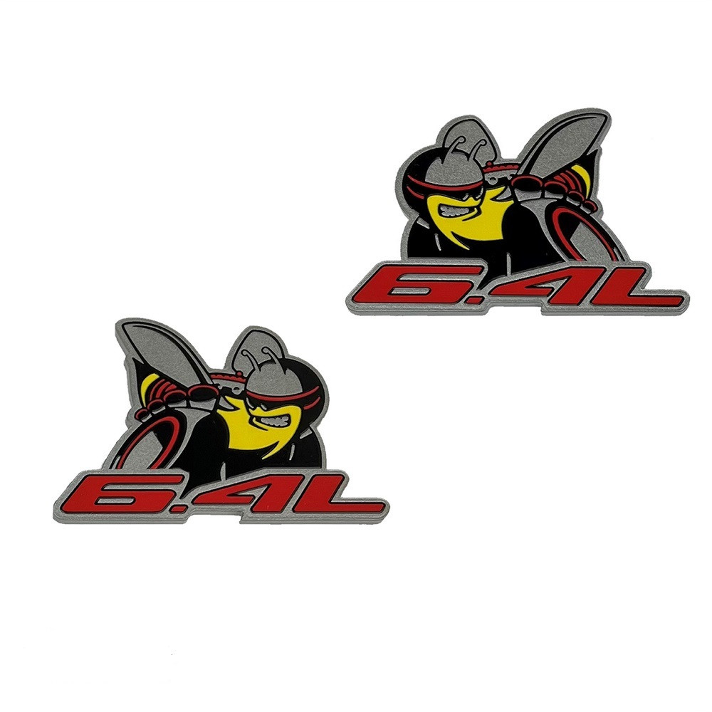 Scat Pack Bee Acrylic Badge in OEM Colors - (w/ 6.4L)