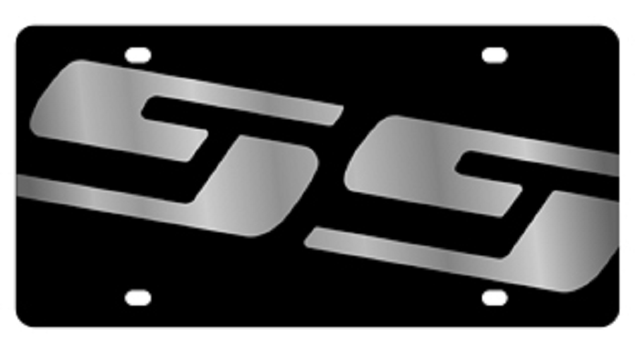 Chevrolet SS Black Acrylic License Plate
