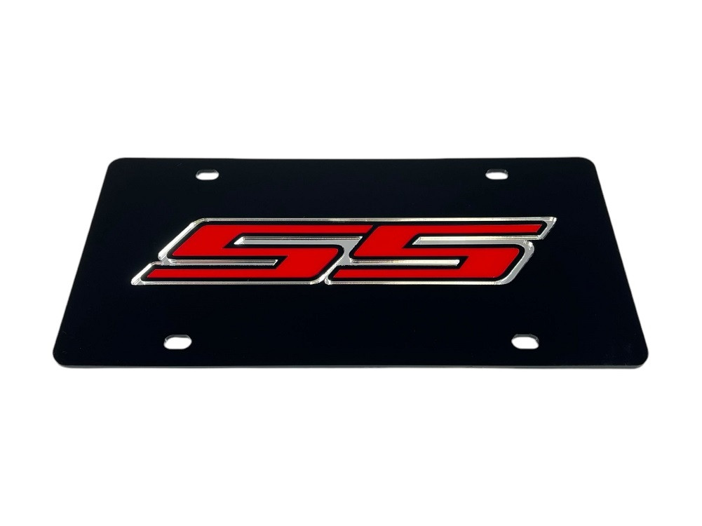 Chevrolet SS Black Acrylic License Plate alt