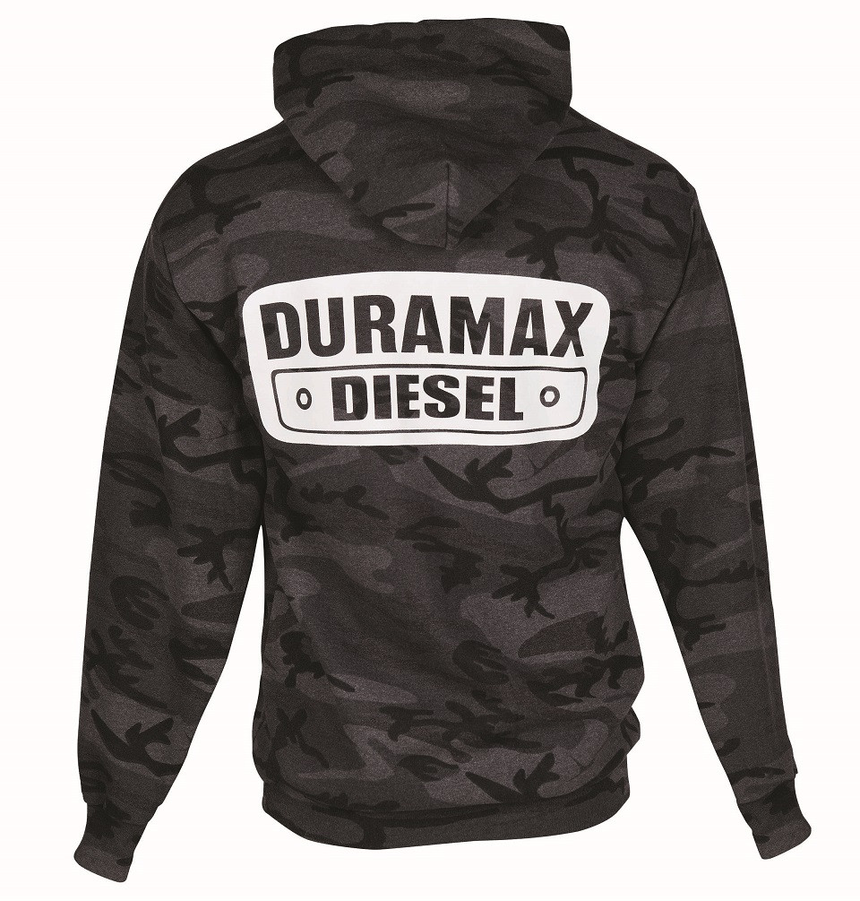 Duramax Diesel Black Camo Sweatshirt Hoodie - Back