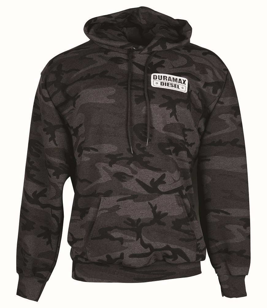 Duramax Diesel Black Camo Sweatshirt Hoodie - Front