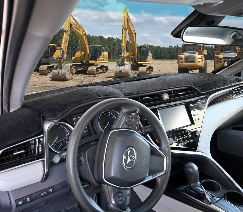 Custom Dash Covers - Poly Carpet - Black Alt