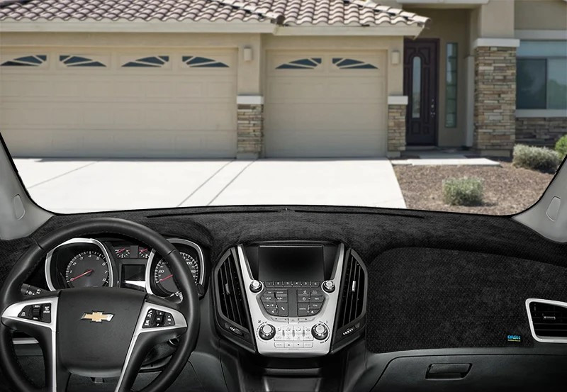 Custom Dash Covers - Sedona Suede - Black