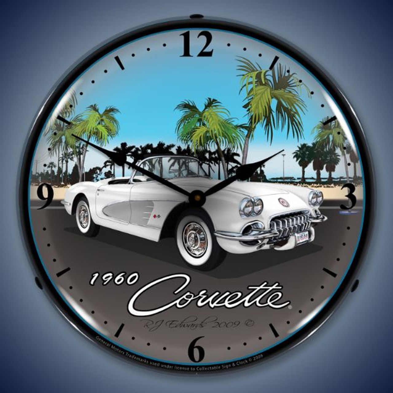 1960 Corvette Clock