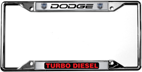 dodge ram license plate frames