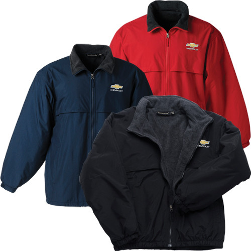 Chevy Bowtie Fleece jacket in Black, Navy or Red