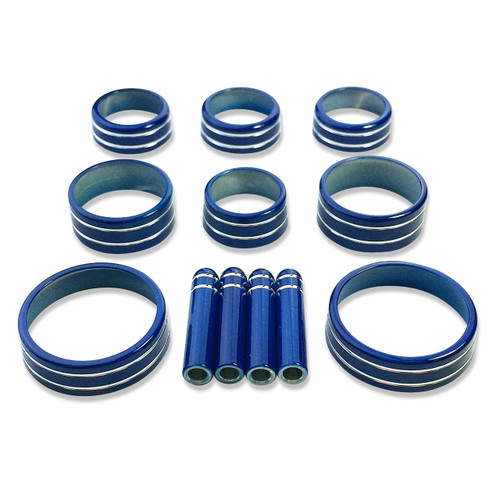 Sierra/Silverado Interior Knob Kit - Blue Topaz