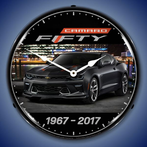 Camaro 50th Backlit Clock