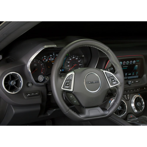 2016-2024 Camaro Billet Interior Knob Kit - CF Black inside