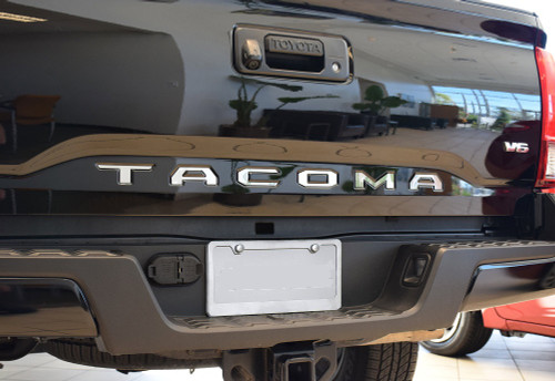 Toyota Tacoma Chrome Tailgate Letters (alt- chrome letters)