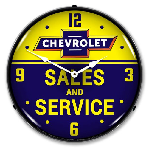Chevrolet Sales & Service Clock