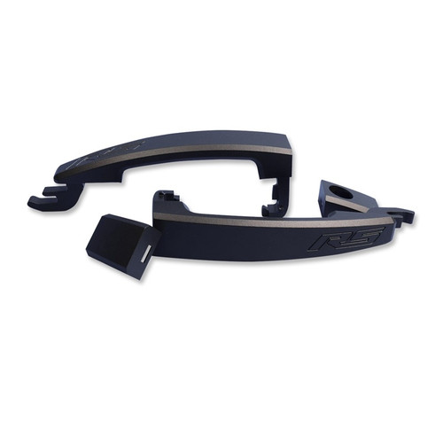 2010-15 Camaro Black Door Handles (shown w/ RS logo) - Blackout