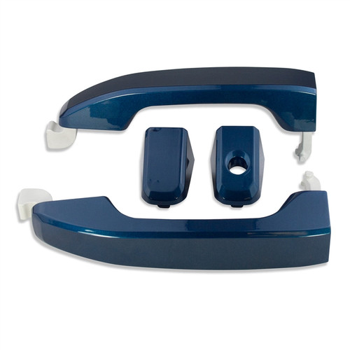 Silverado/Sierra Blue Velvet Door Handles front