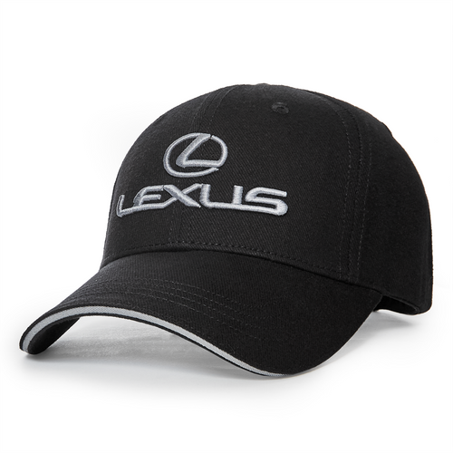 Lexus Structured Cotton Black Hat