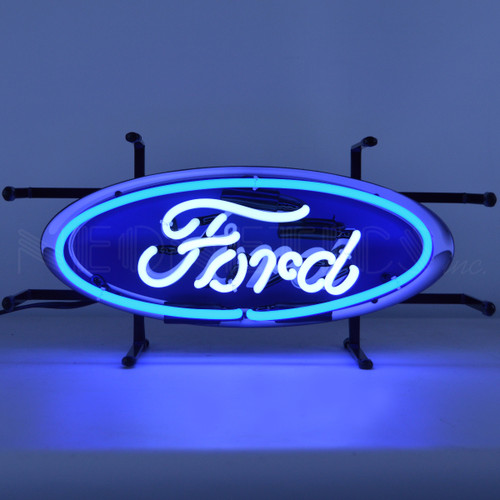 Small Vertical Ford Vintage Neon Sign | Auto Gear Direct