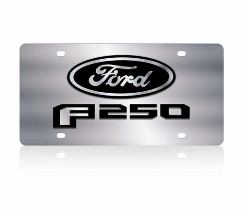 Ford F-250 Stainless Steel License Plate