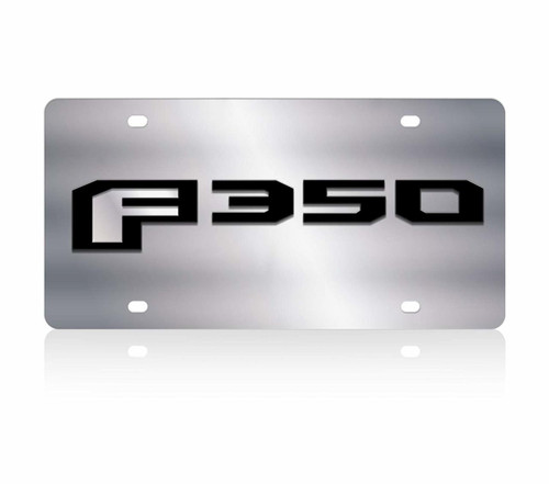 Ford F-350 Stainless Steel License Plate