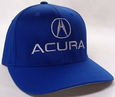 Acura Blue Brushed Cotton Flex Hat | L/XL | Auto Gear Direct