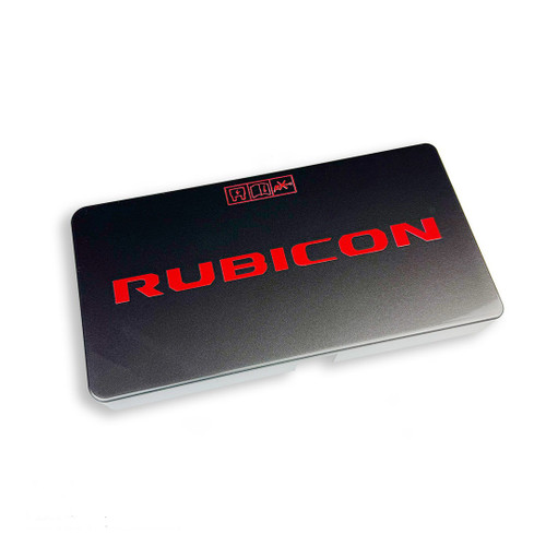 2018-Up Jeep Wrangler JL Billet Fuse Box Cover (Rubicon Logo)