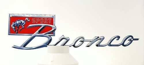 Ford Bronco Sport Metal Sign